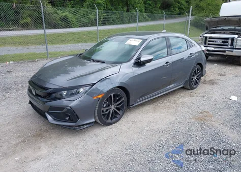 2021 Honda Civic Sport from USA, damaged, VIN SHHFK7H48MU231691